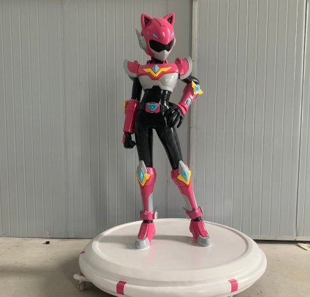shopping mall mascot fiberglass sculpture