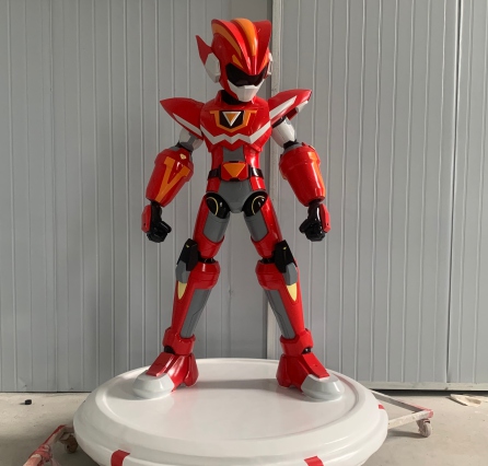 shopping mall mascot fiberglass sculpture