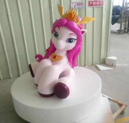 hotel mascot fiberglass sculpture lobby