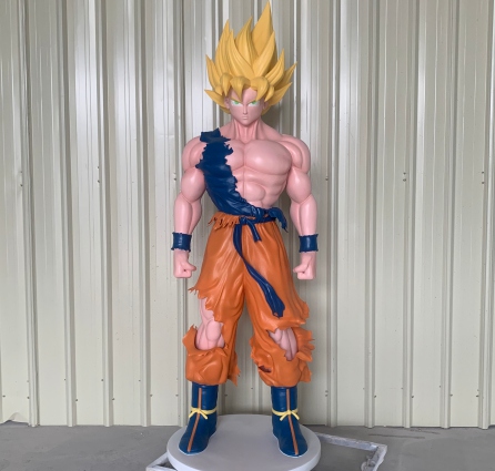 retail promotion mascot fiberglass sculpture