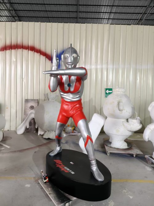 kids playground mascot fiberglass sculpture