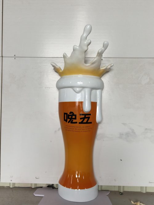 seasonal campaign custom advertising displays fiberglass sculpture