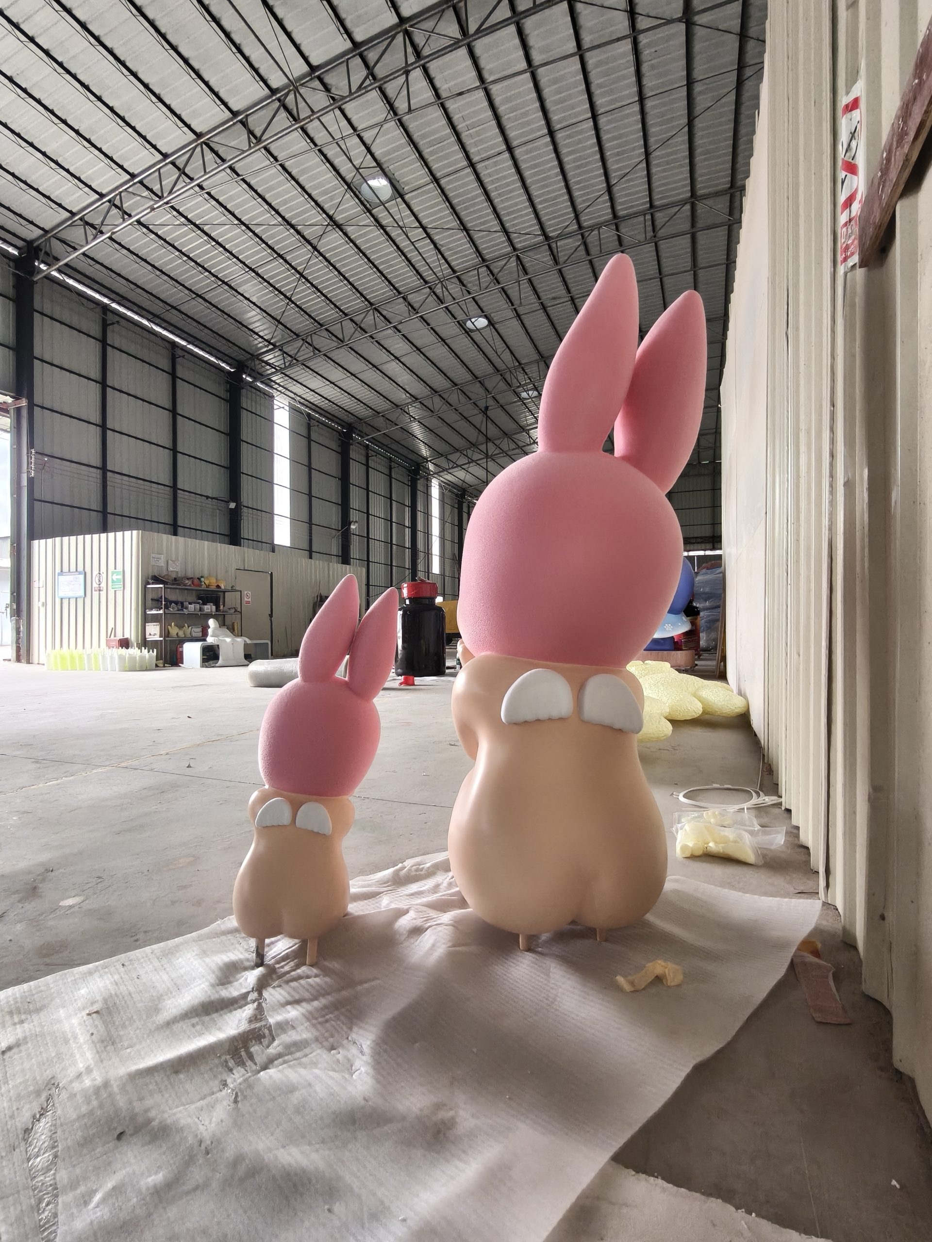 fiberglass mascot statue hospitality design
