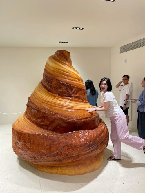 Giant Croissant Sculpture for Bakery Display
