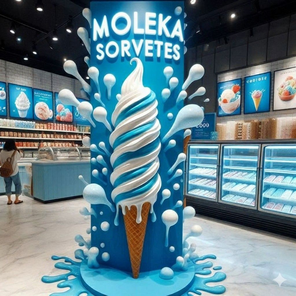 Tolili Splash Ice Cream Sculpture