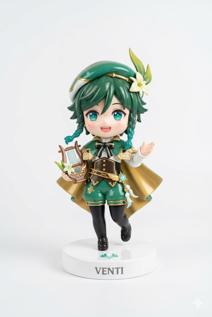 custom anime game character sculpture by Tolili