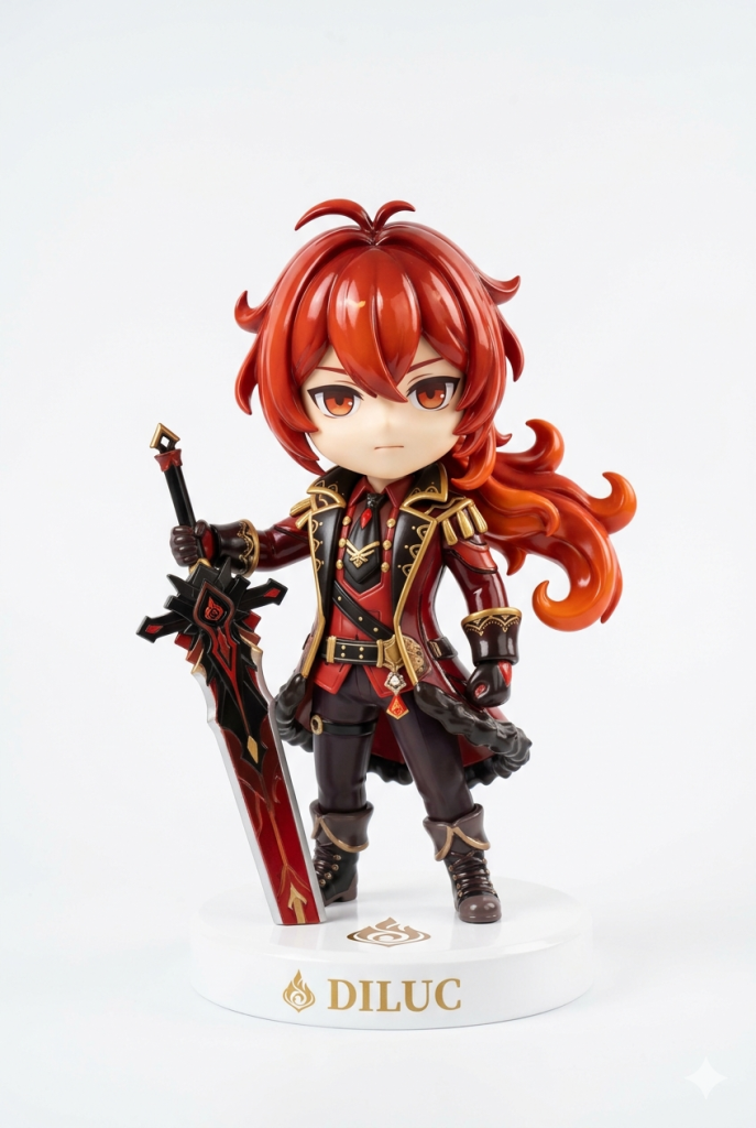 custom gaming character statue for retail display
