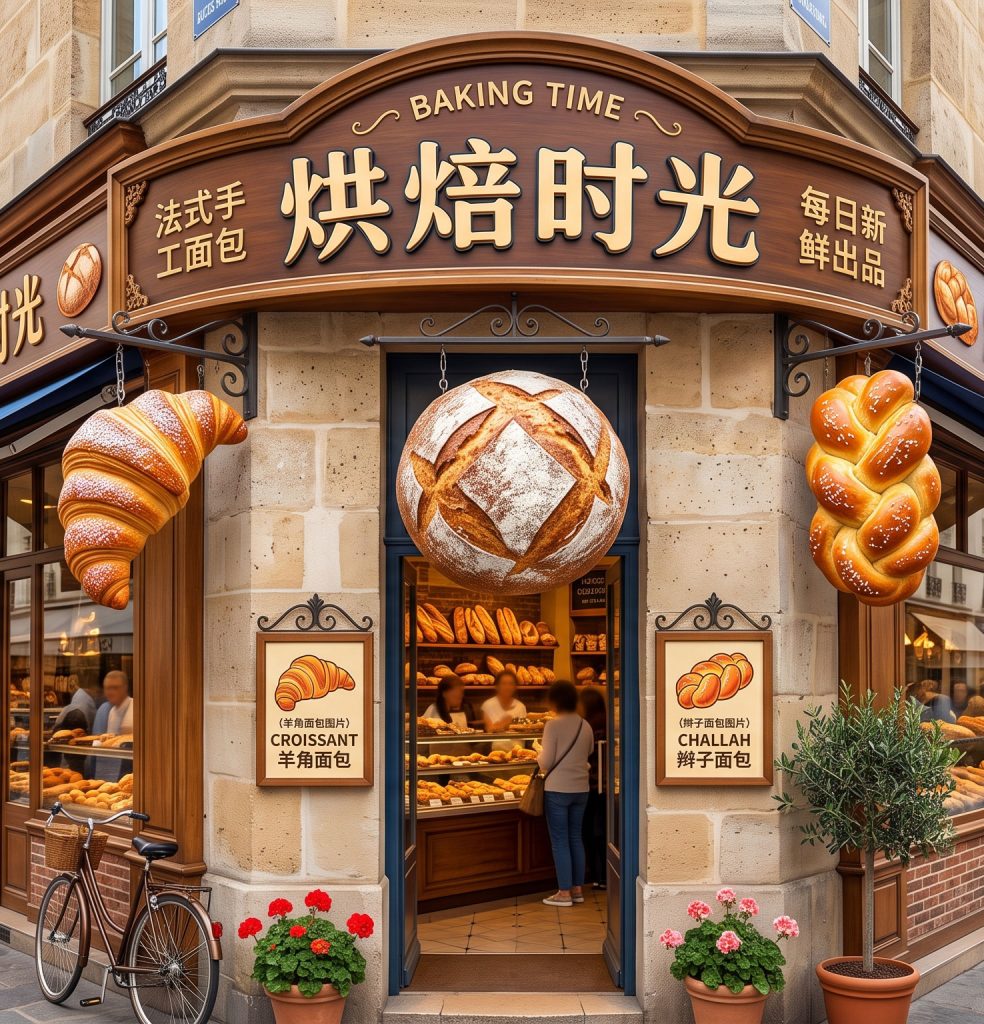 3D bakery sign sculpture