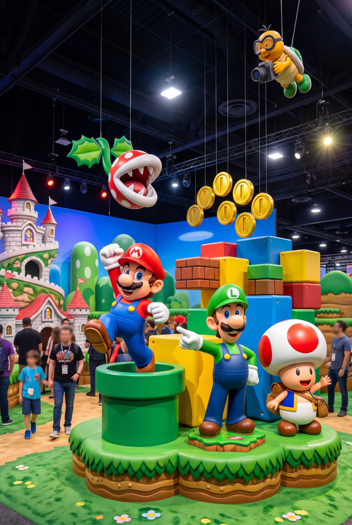 Commercial fiberglass gaming sculpture