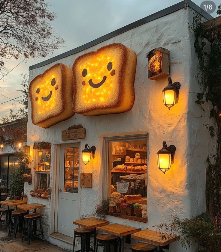 Custom bakery sign sculptures