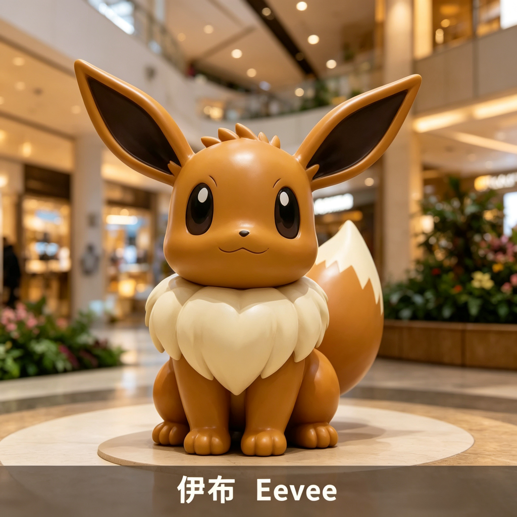 Pokémon fiberglass display statue
