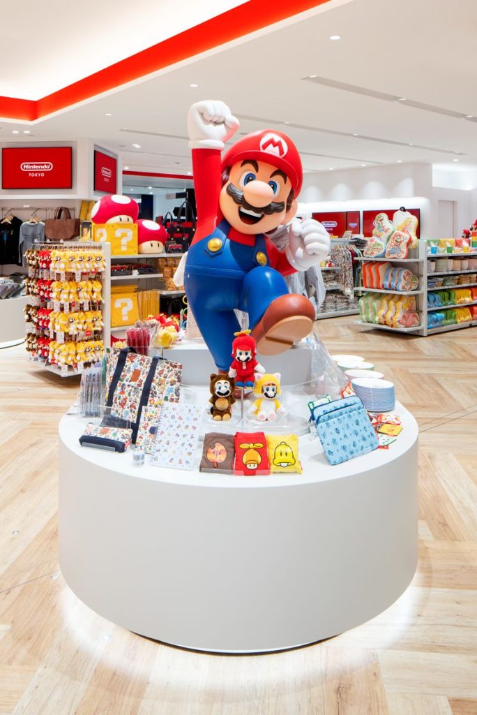 Super Mario theme display sculpture