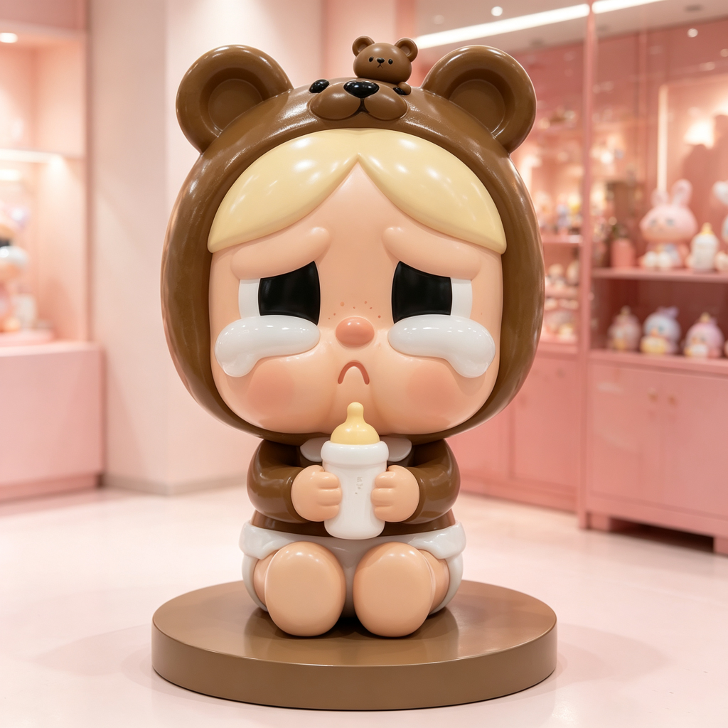 CRYBABY inspired fiberglass display