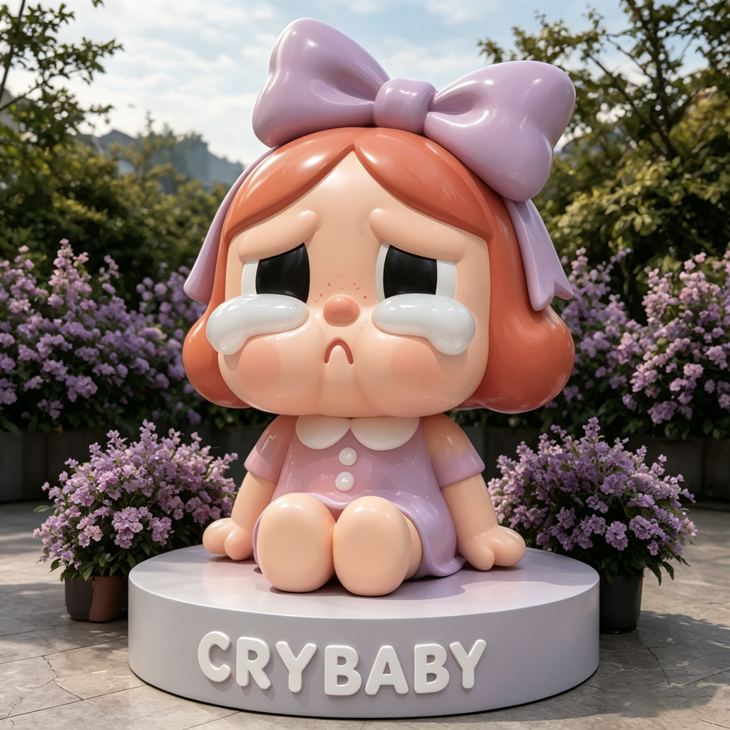 Large collectible character sculpture